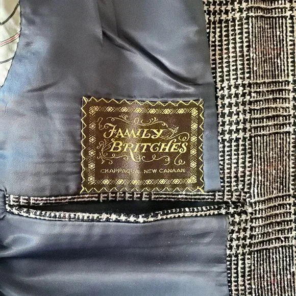 Polo Ralph Lauren Vintage Glenn Plaid Tweed Wool 2 Piece Mens Retro Suit 42R/34 - Picture 11 of 14